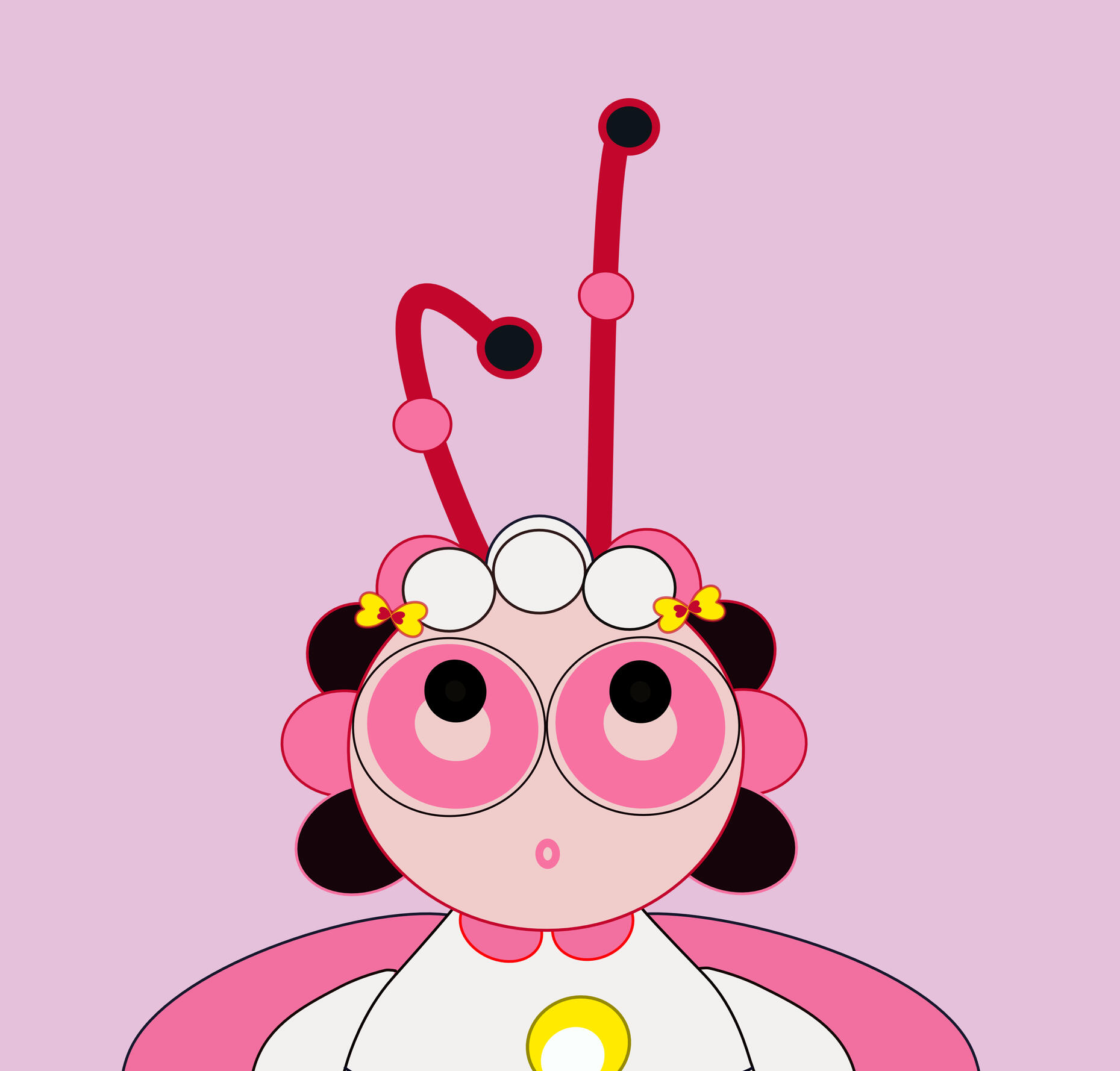 Piksy from Piksy World Piksy may be small, but her antennas say it all. Piksy has two antennas that move with her feelings.