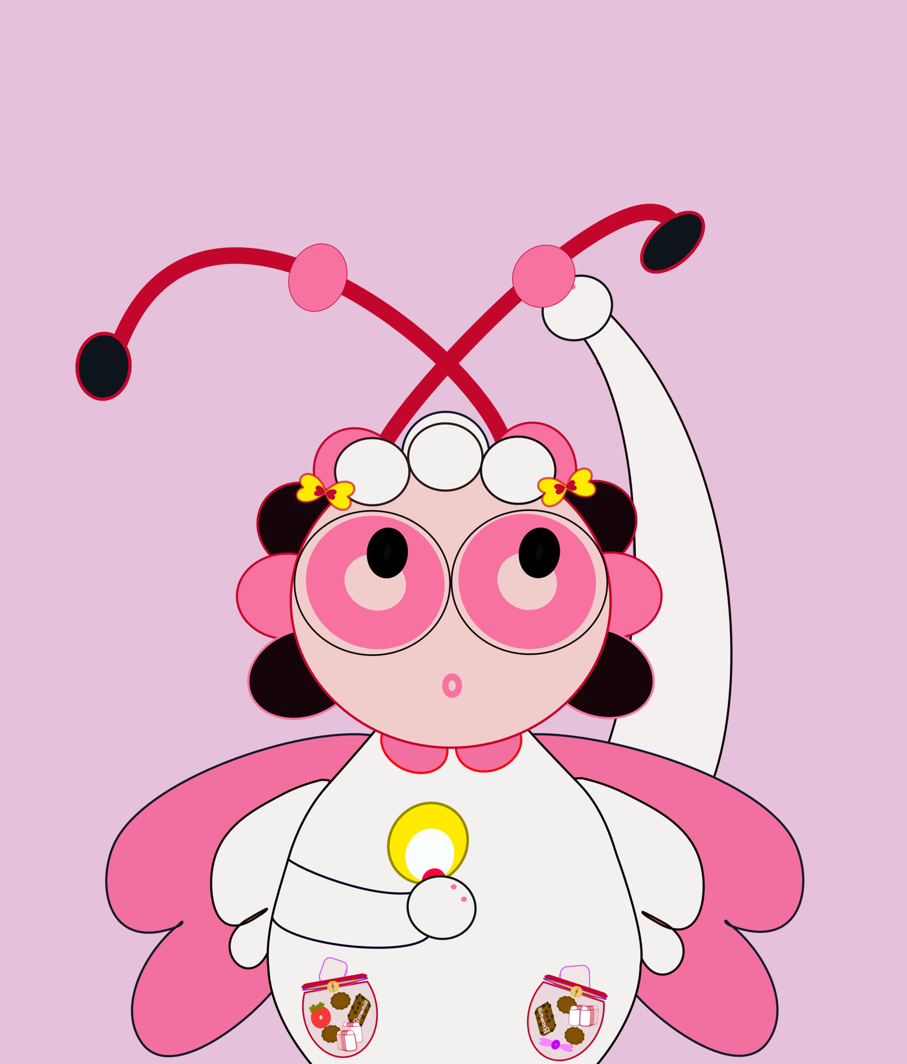 Follow Piksy, a tiny creature whose antennas show how she feels.